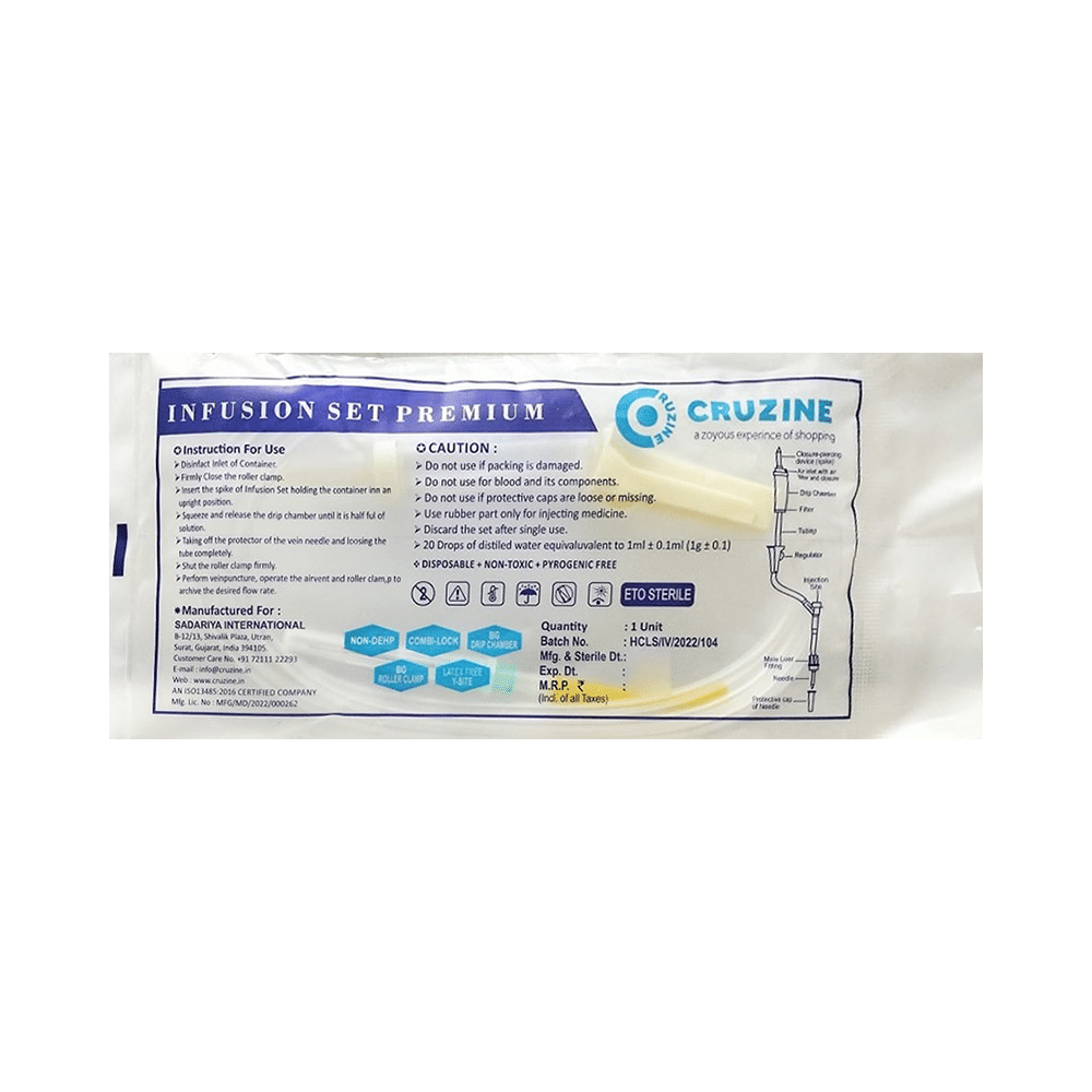 Cruzine Infusion Set Premium