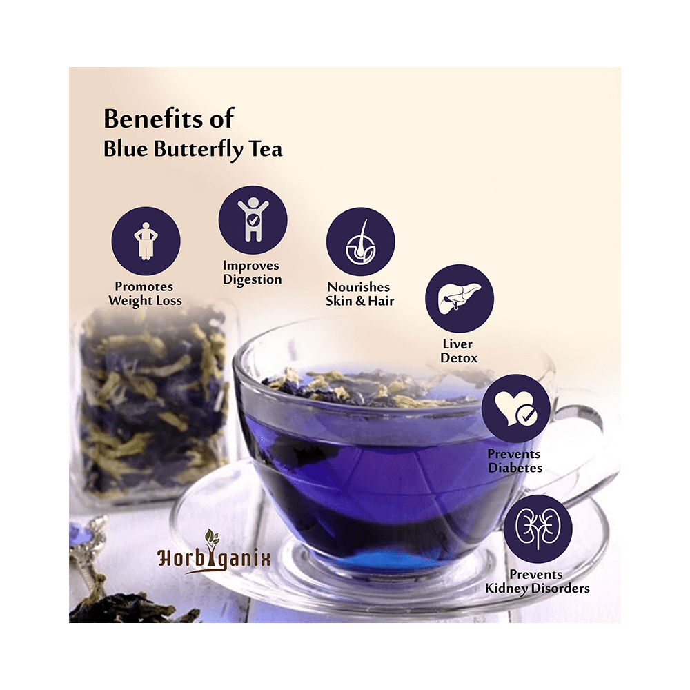 Horbiganix Butterfly Pea Flower Blue Tea - Image 2