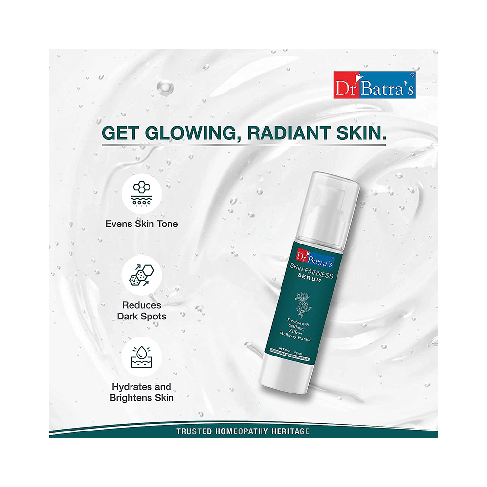 Dr Batra's Combo Pack of Face Wash Daily Care 100gm, Natural Skin Lightening Cream 100gm, Skin Fairness Serum 50gm and Intense Moisturizing Cream 100gm - Image 8