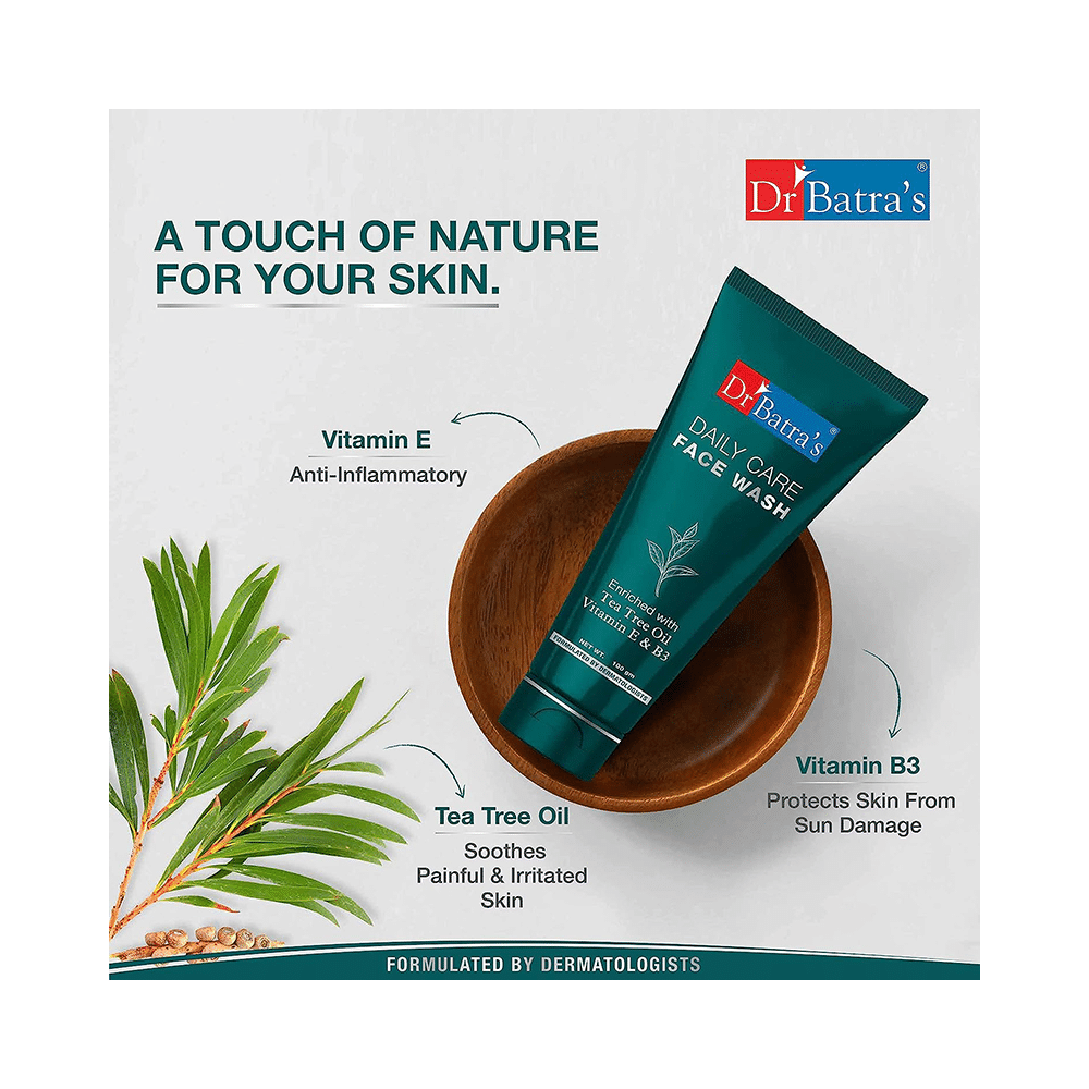 Dr Batra's Combo Pack of Face Wash Daily Care 100gm, Natural Skin Lightening Cream 100gm, Skin Fairness Serum 50gm and Intense Moisturizing Cream 100gm - Image 11