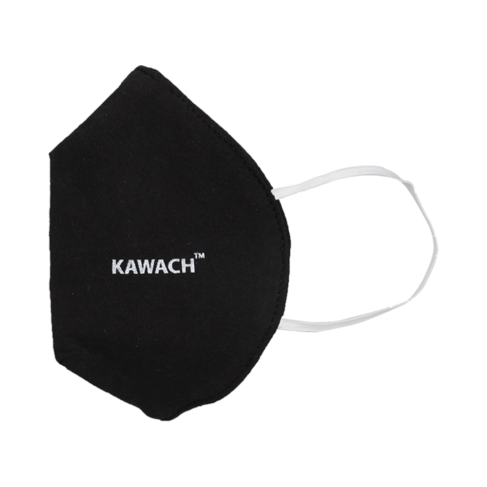Kawach Anti Pollution Mask Black