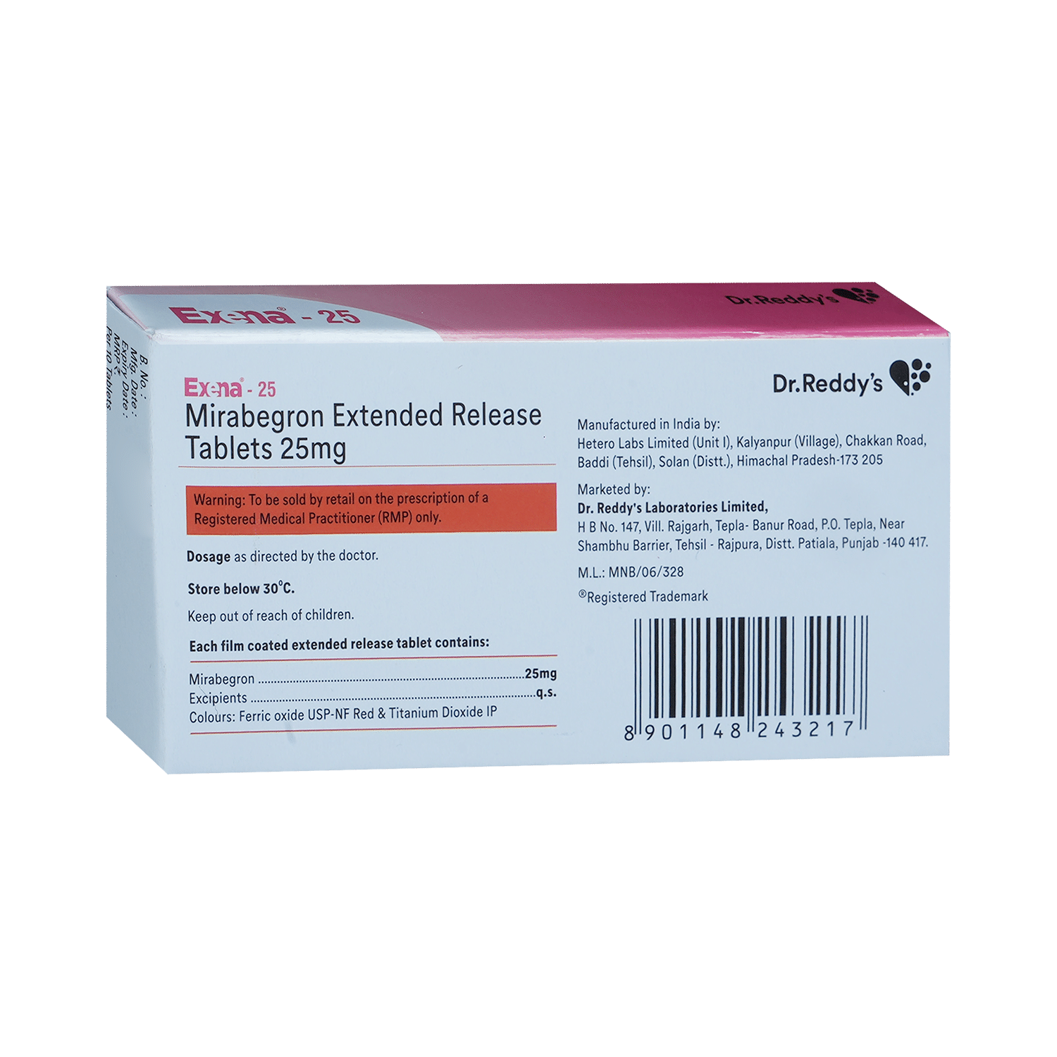 Exena 25 Tablet ER - Image 3