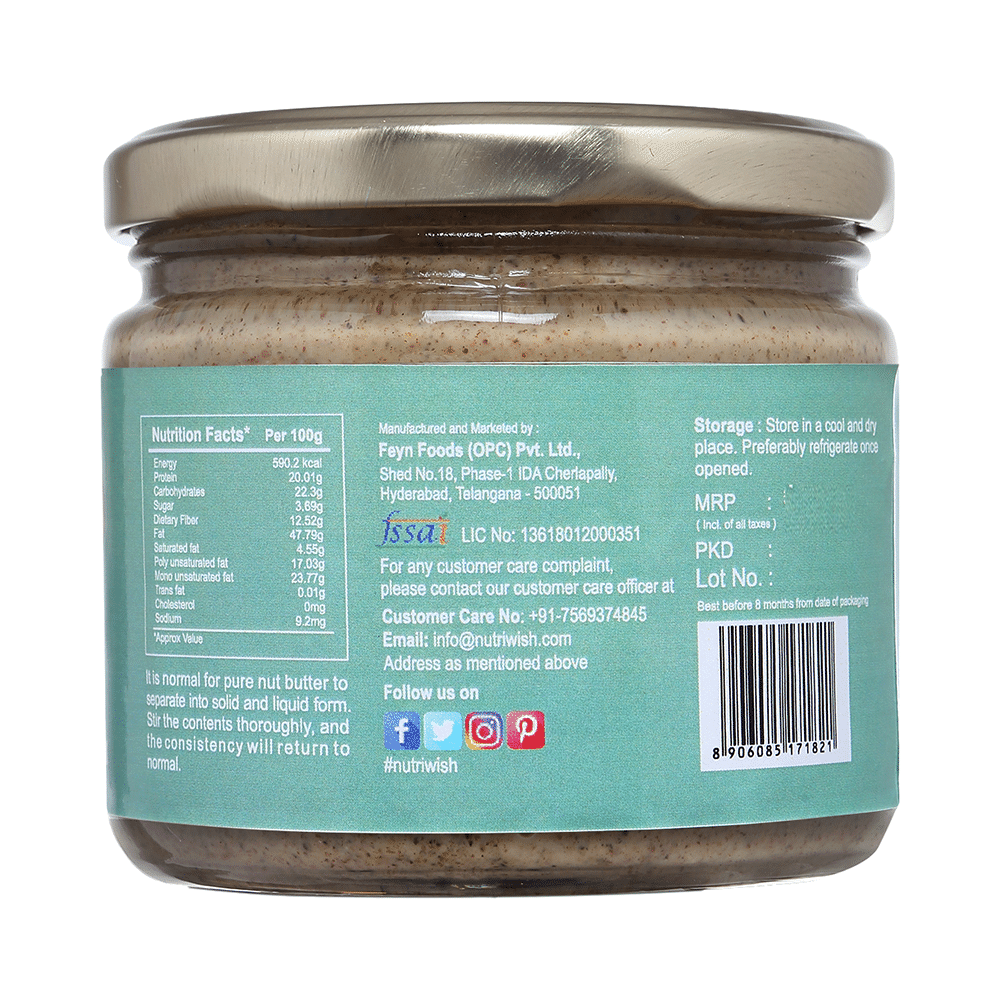 Nutriwish Super Nut Butter with Chia and Flax Seeds - Image 2