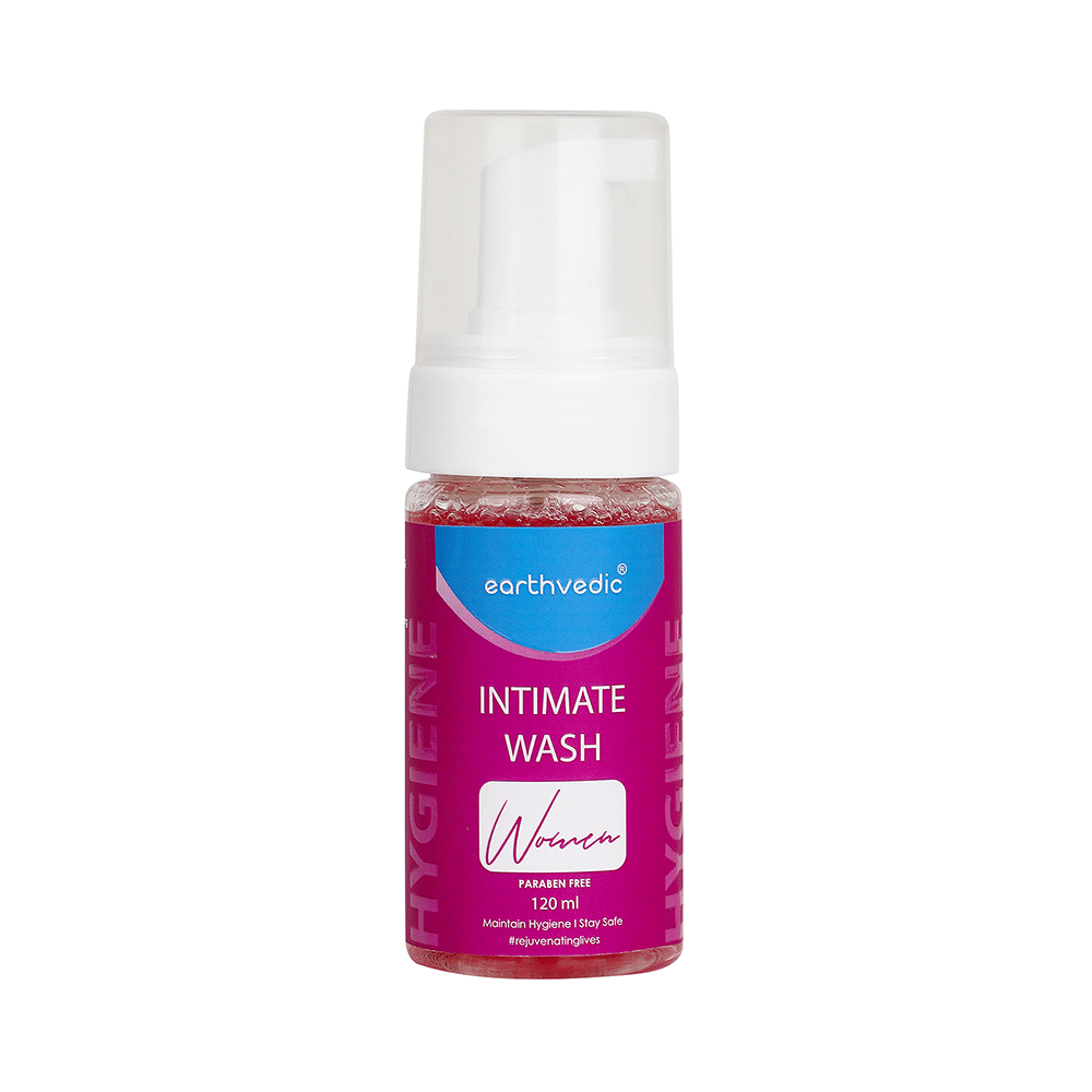 Earthvedic Intimate Wash Women Paraben Free - Image 1