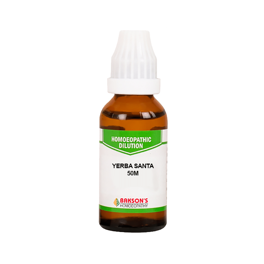 Bakson's Homeopathy Yerba Santa Dilution 50M - Image 2