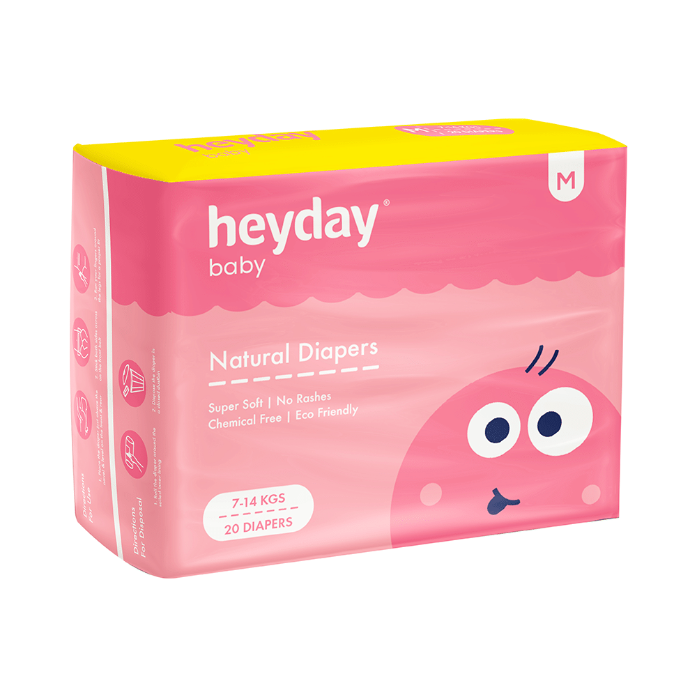 Heyday Natural Baby Diaper Medium - Image 1
