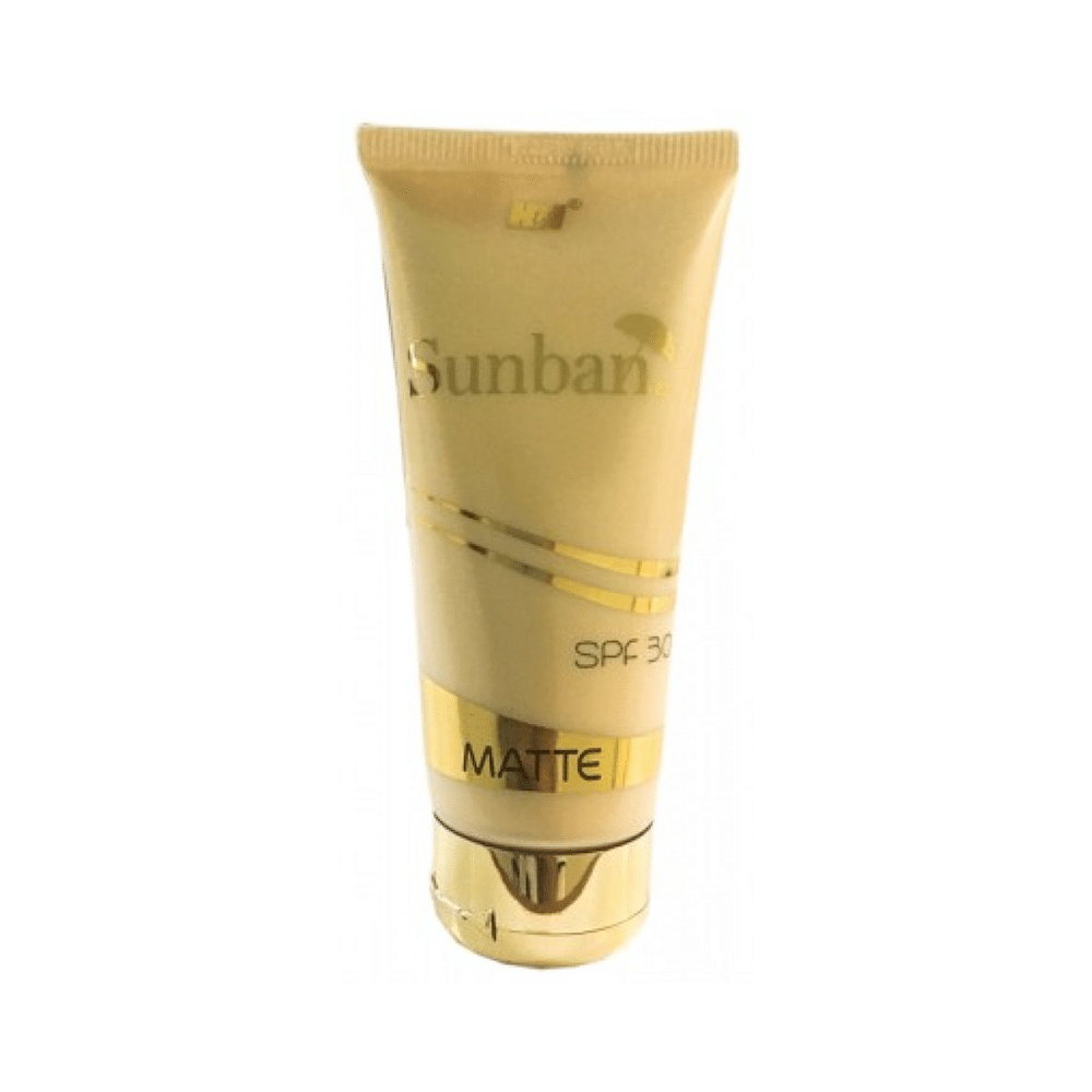 Sunban Matte Sunscreen UVA/UVB Gel SPF 30 | Non-Greasy & Non-Comedogenic - Image 2
