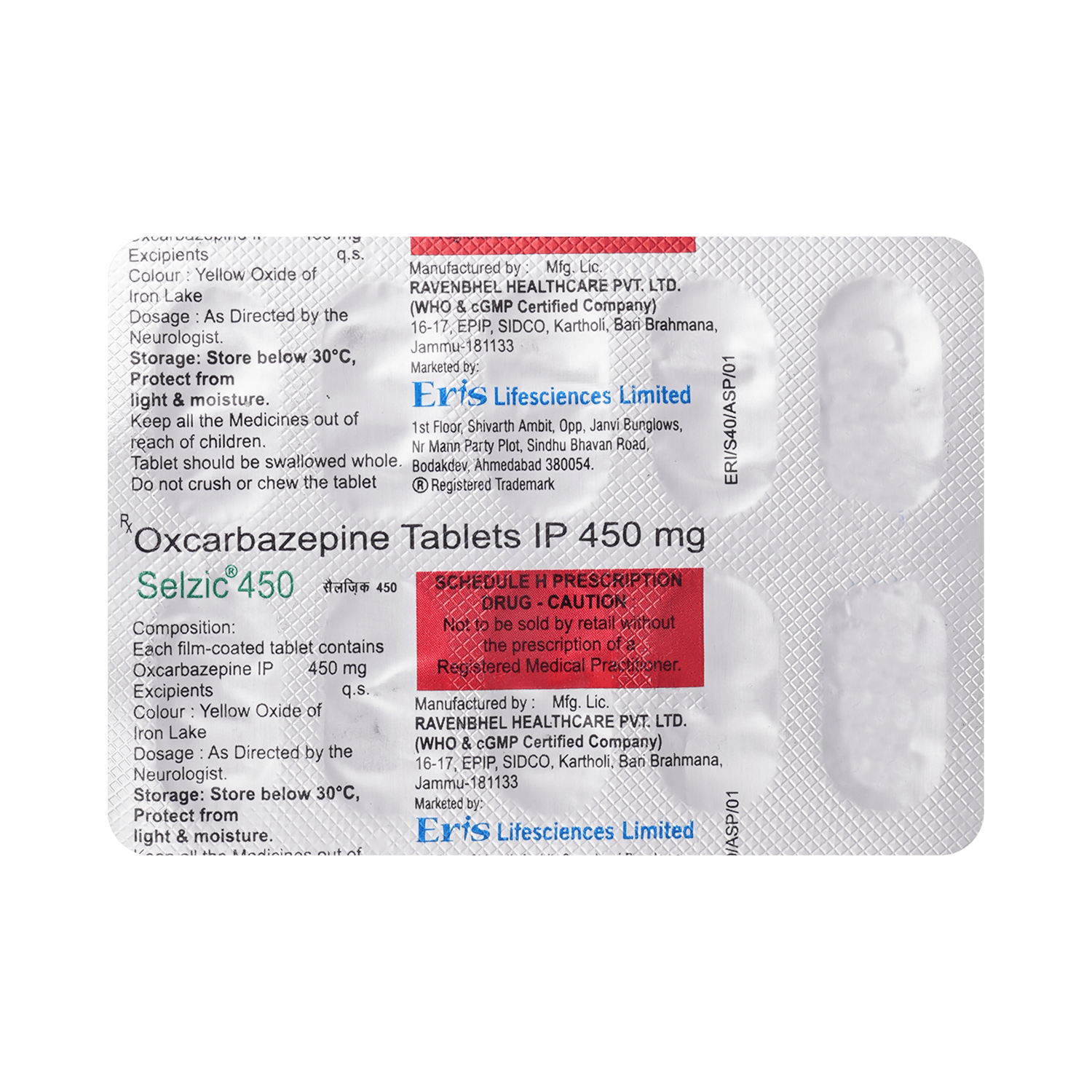 Selzic 450mg Tablet - Image 3