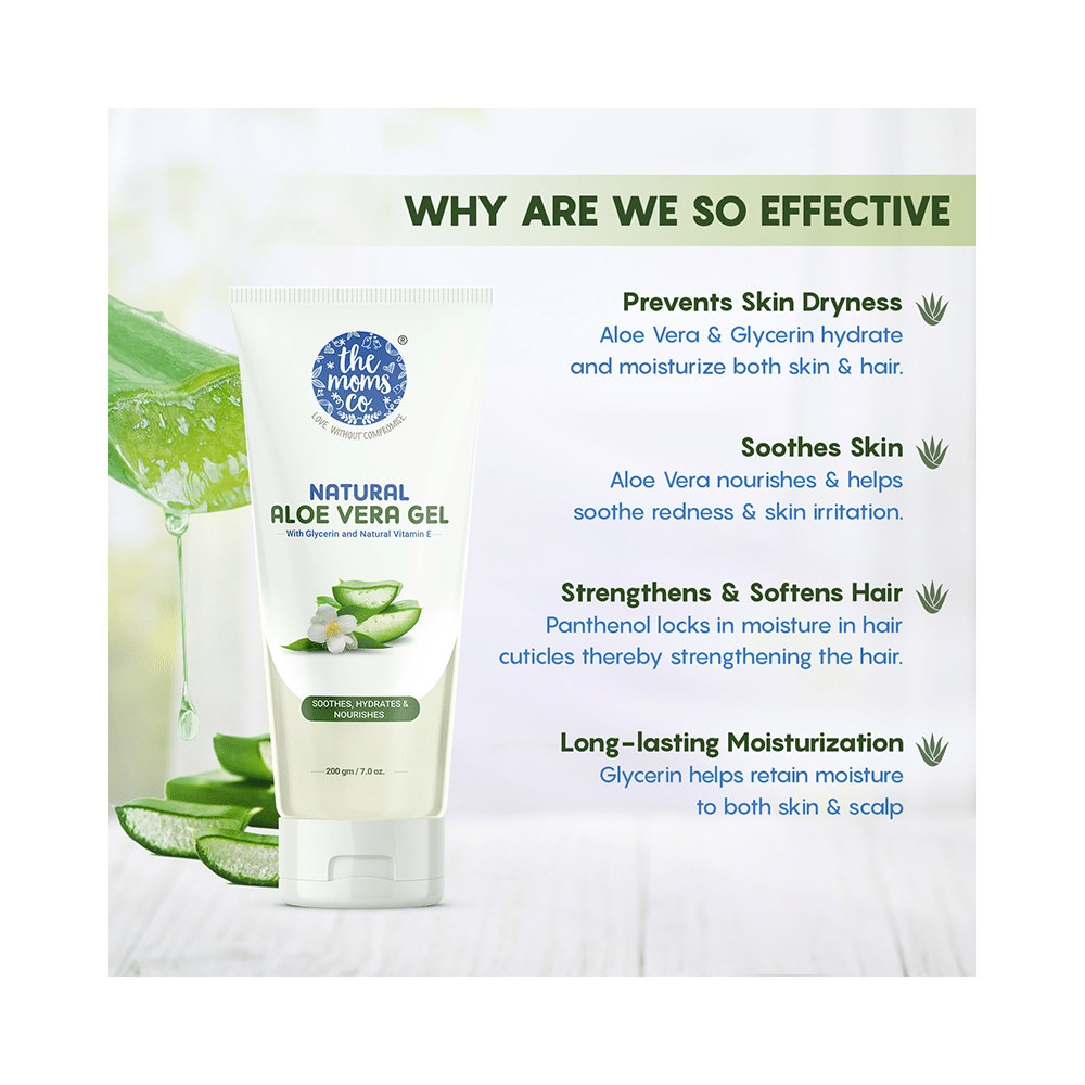 The Moms Co. Natural Aloe Vera Gel - Image 3