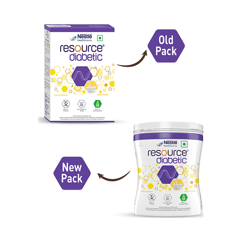 Nestle Resource Diabetic Supplement With Protein, Fibre & Low GI | Flavour Vanilla Powder - Image 8
