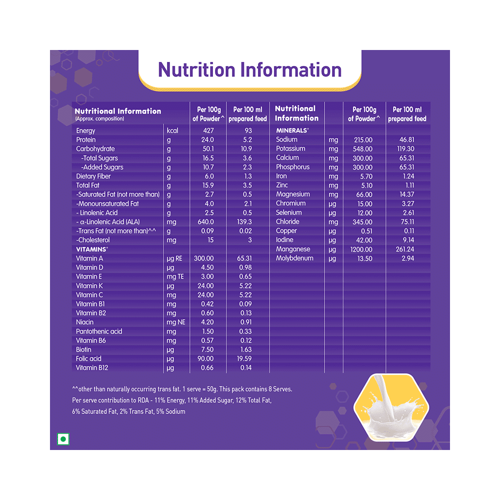 Nestle Resource Diabetic Supplement With Protein, Fibre & Low GI | Flavour Vanilla Powder - Image 4