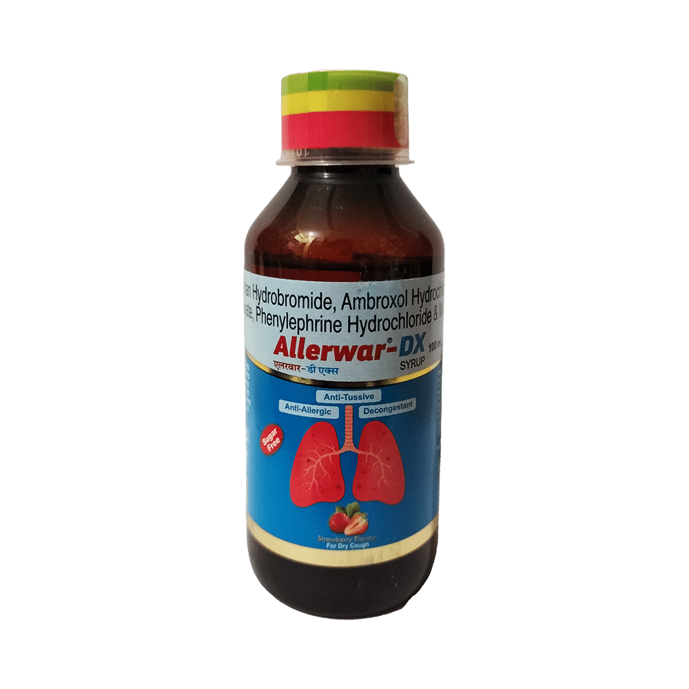 Allerwar-DX Syrup Strawberry Sugar Free