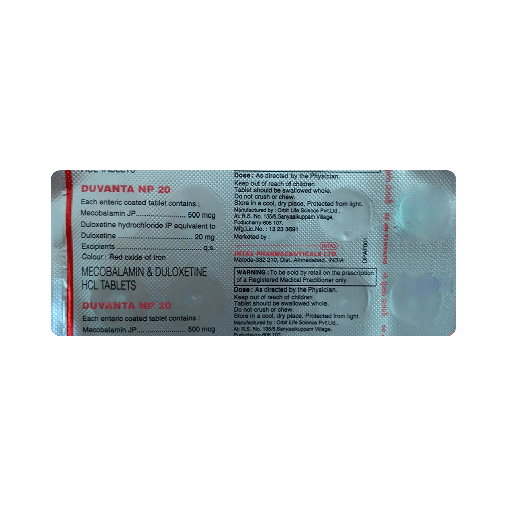Duvanta NP 20 Tablet - Image 4