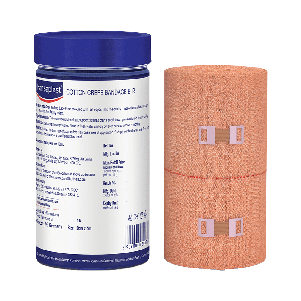 Hansaplast Cotton Crepe Bandage B.P. 10cm x 4m - Image 2