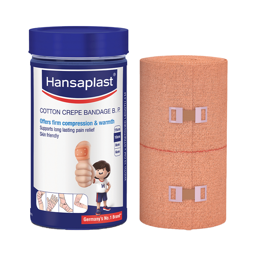 Hansaplast Cotton Crepe Bandage B.P. 10cm x 4m