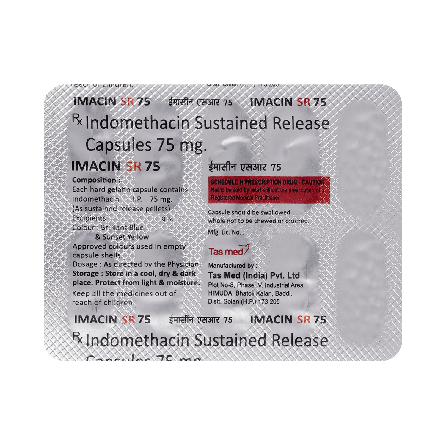 Imacin-SR 75 Capsule - Image 3
