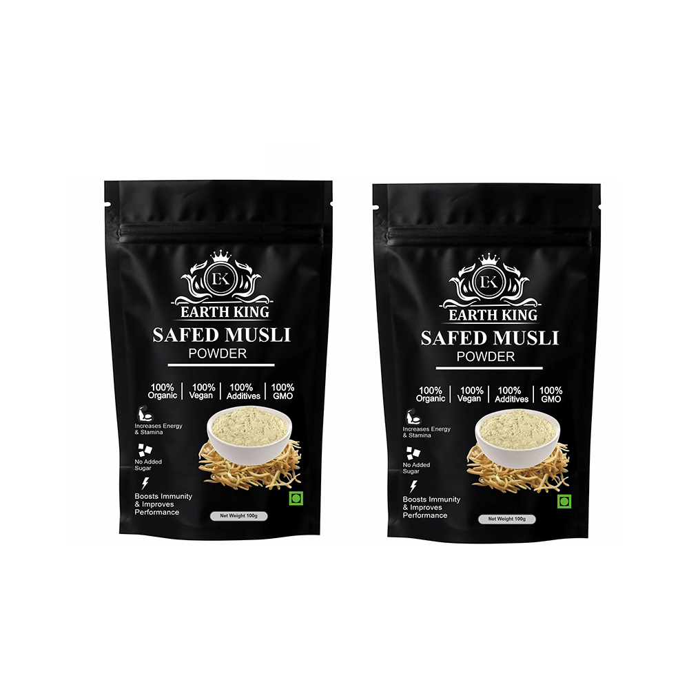 Earth King Safed Musli Powder (100gm Each) - Image 1