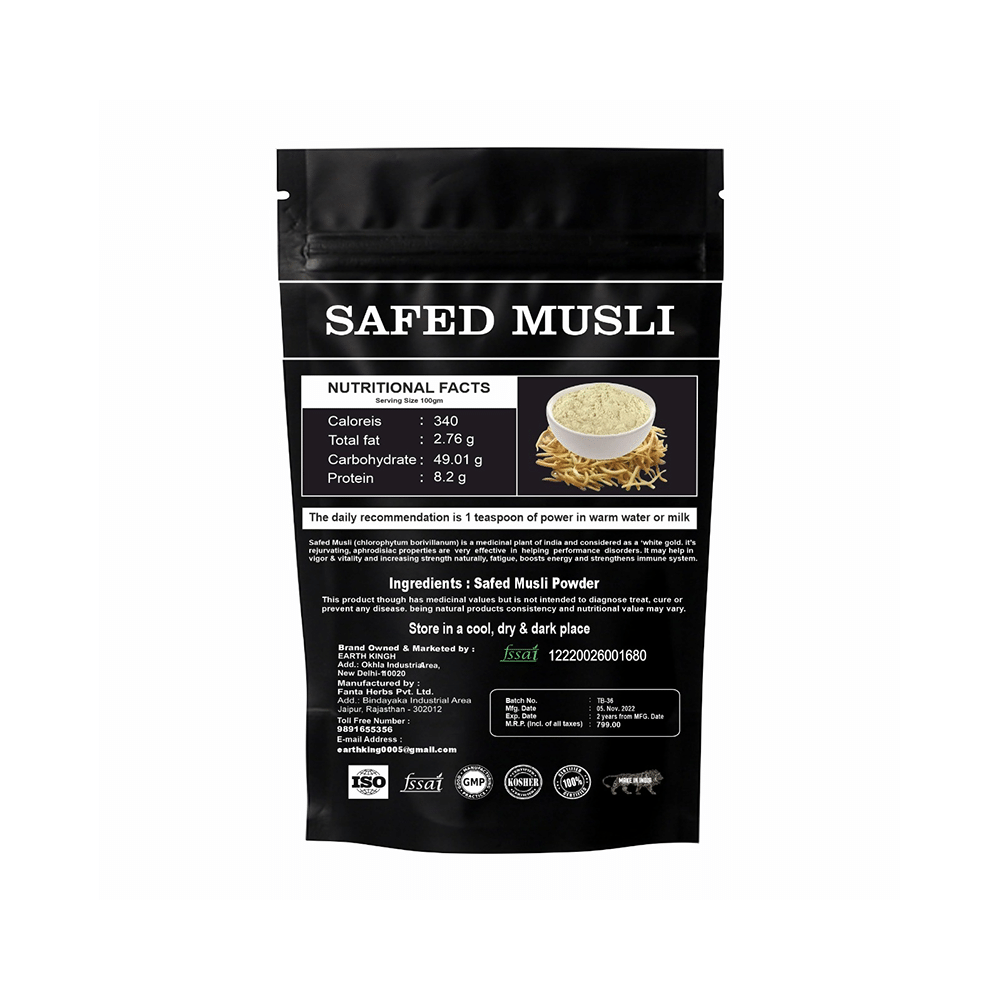 Earth King Safed Musli Powder (100gm Each) - Image 2