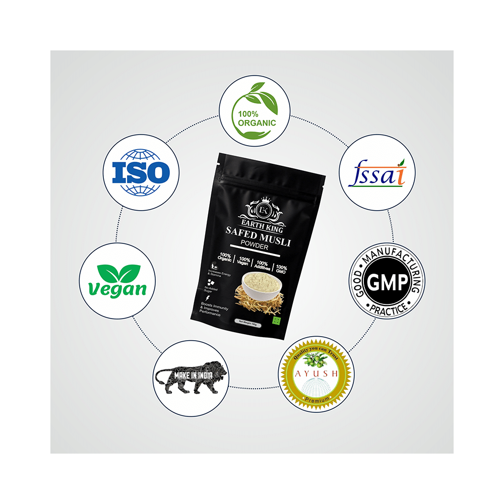 Earth King Safed Musli Powder (100gm Each) - Image 6