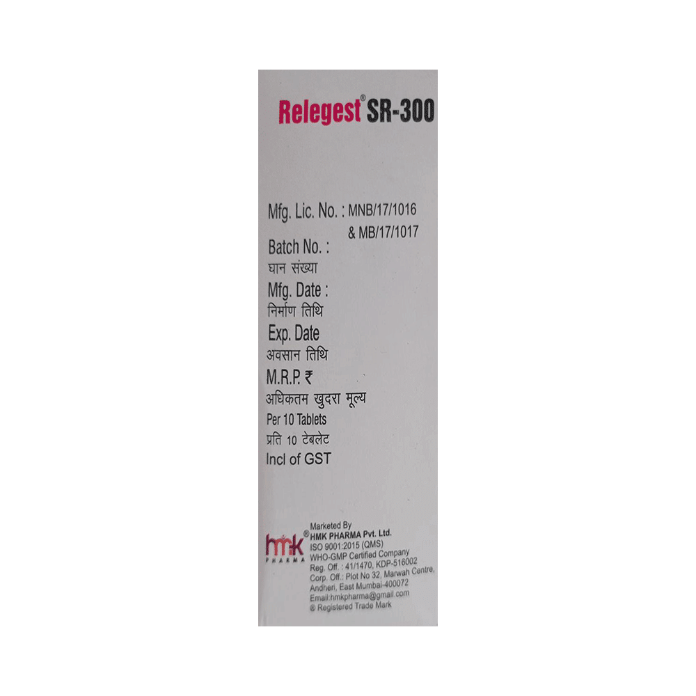 Relegest SR 300 Tablet - Image 3