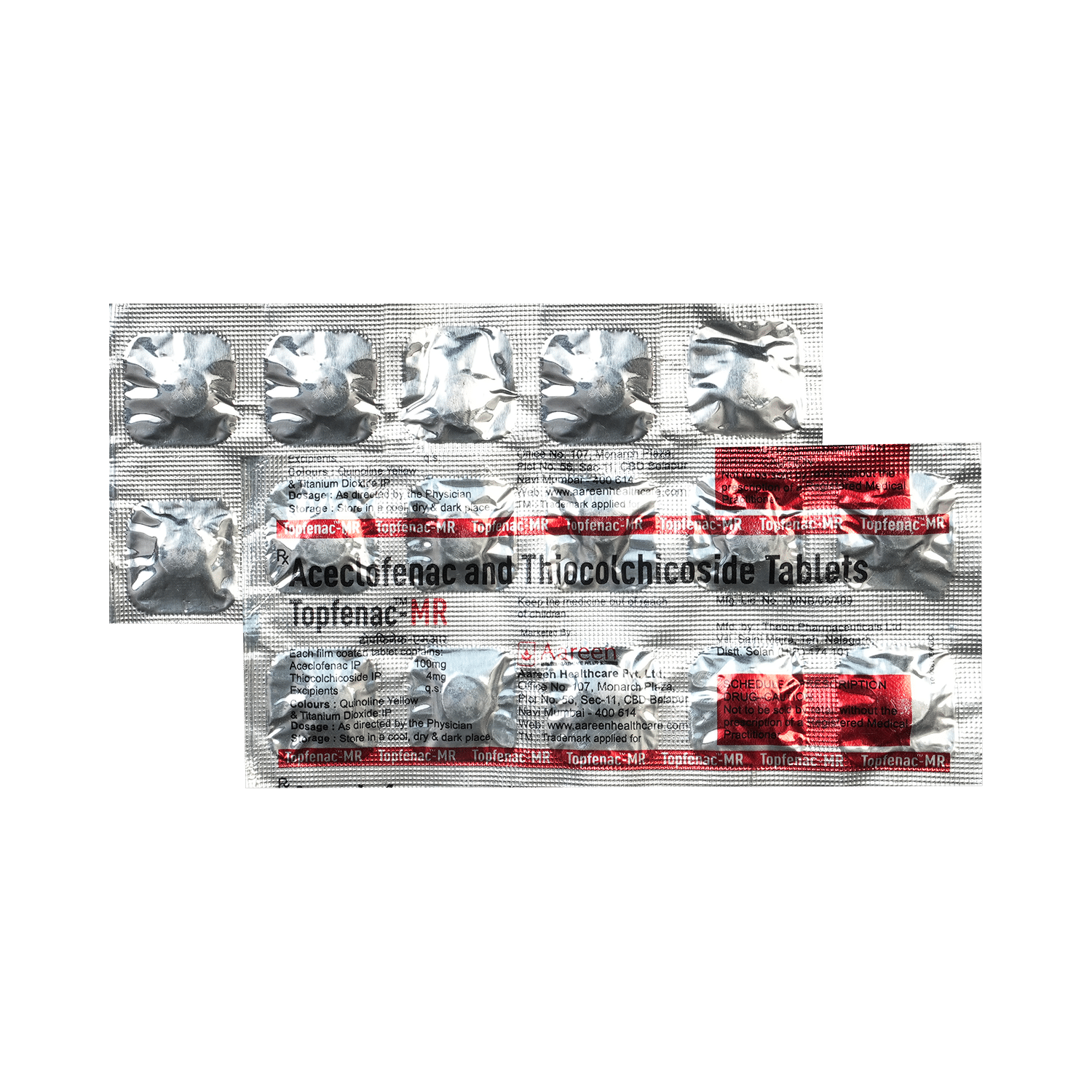 Topfenac MR 100mg/4mg Tablet - Image 1