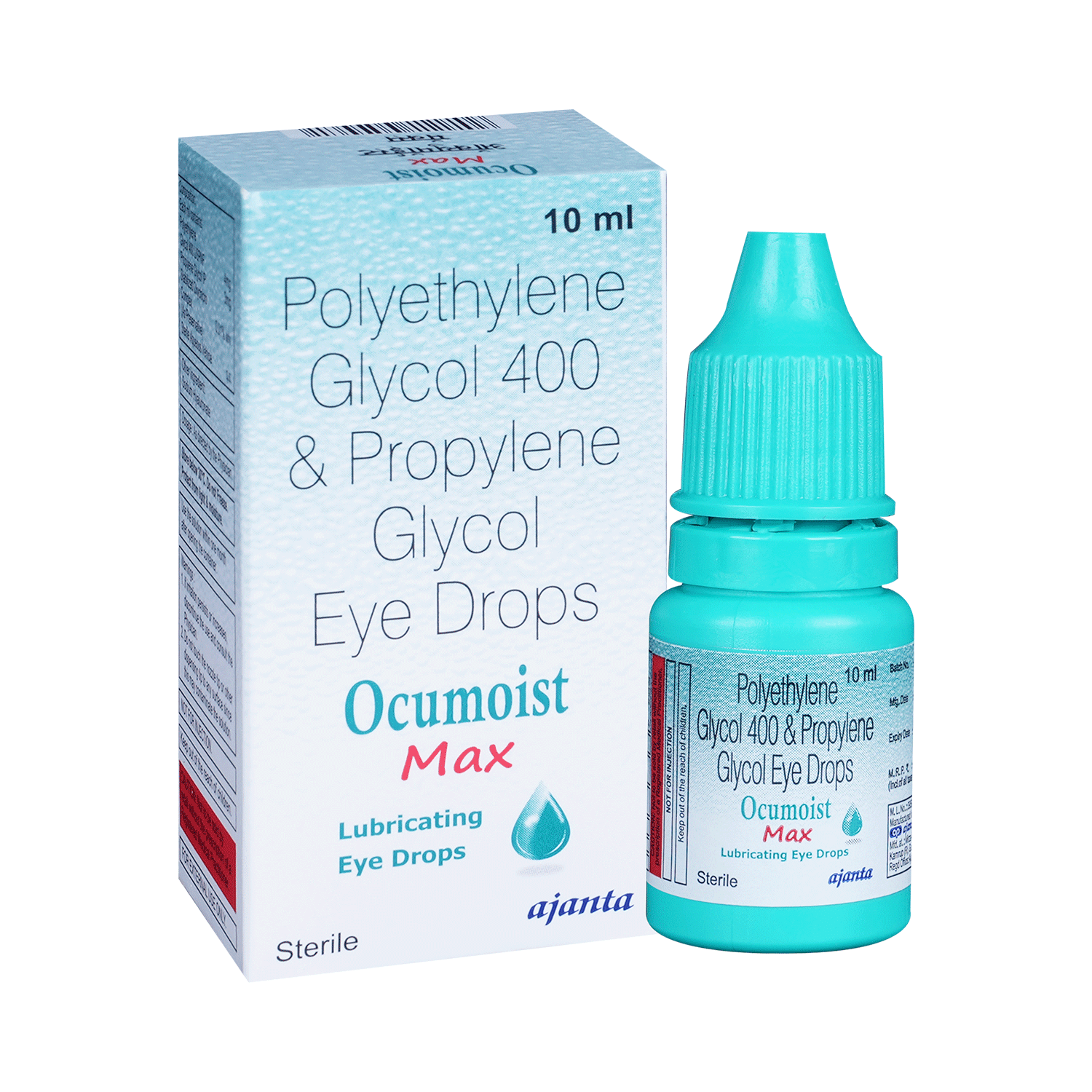 Ocumoist Max Polyethylene Glycol 400 & Propylene Glycol Lubricating Eye Drop