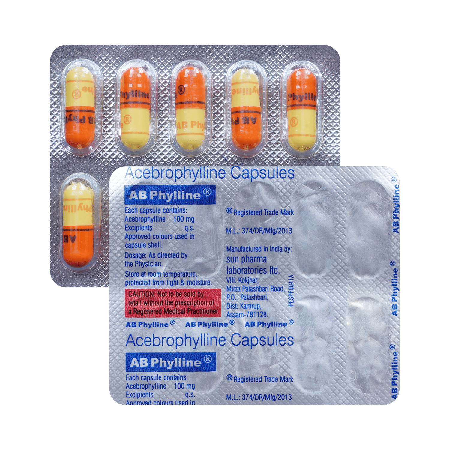 Abphylin 100mg Capsule - Image 1