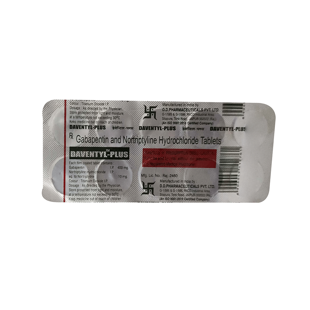 Daventyl-Plus 400mg/10mg Tablet - Image 1