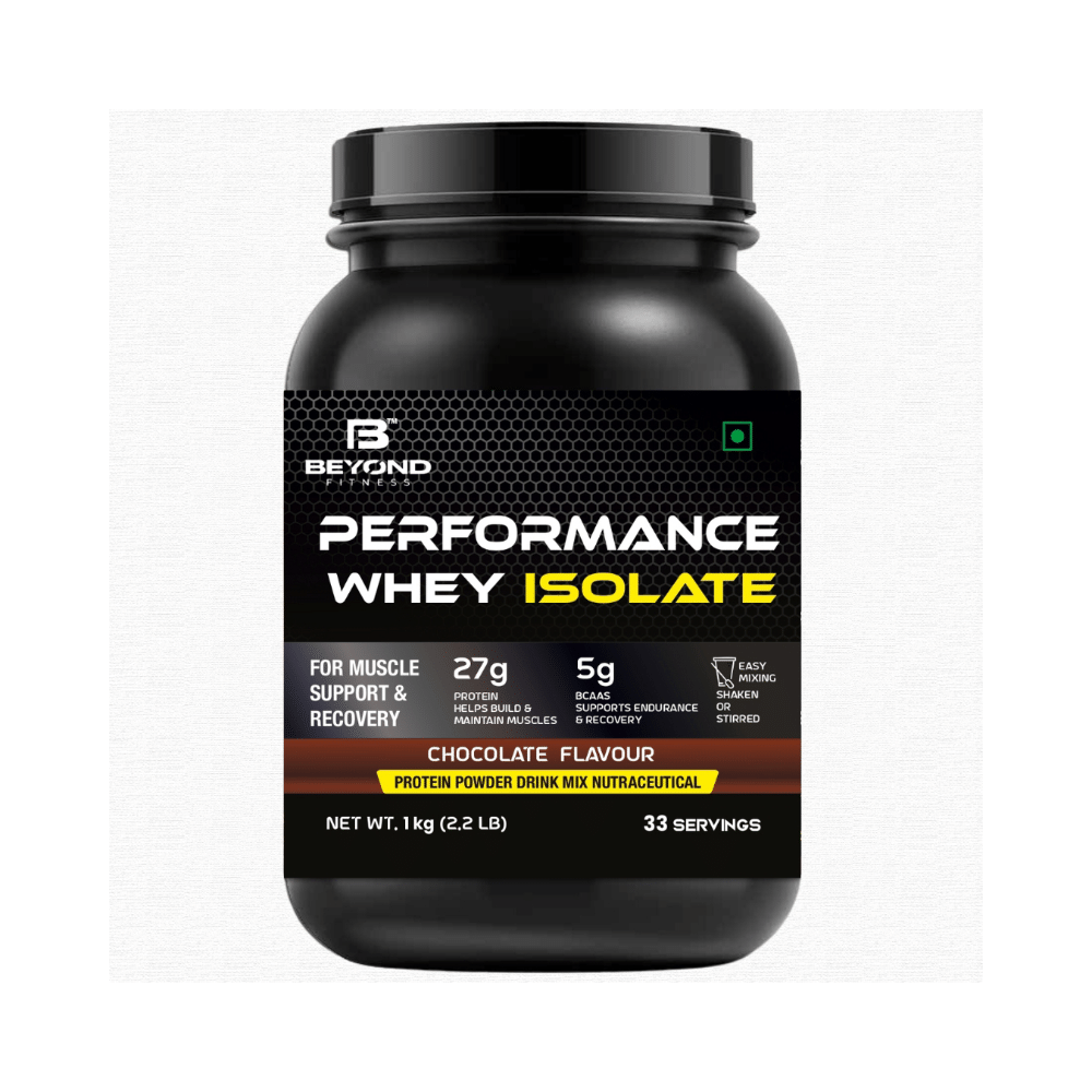 Beyond Fitness Combo Pack of Performance Whey Isolate Protein Powder (1kg) & Gallon Shaker 1.5 Litre - Image 2