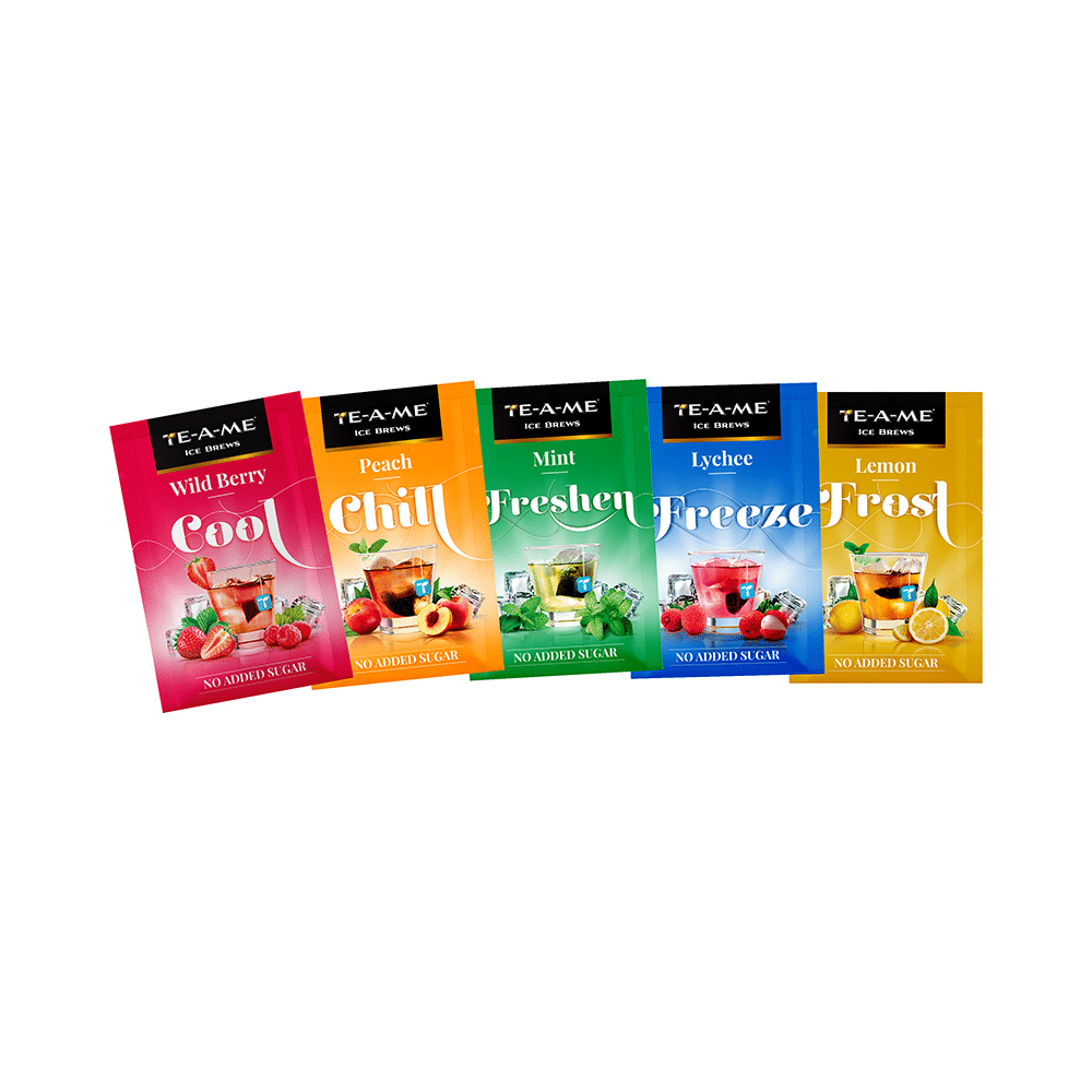 TE-A-ME Ice Brews Five Delicious Flavours Mix Tea & Infusion Bag - Image 2