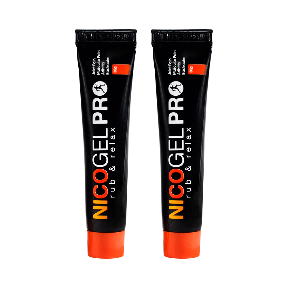 Nicogel Pro Rub & Relax Free Travel Pack Inside (30gm Each) - Image 1