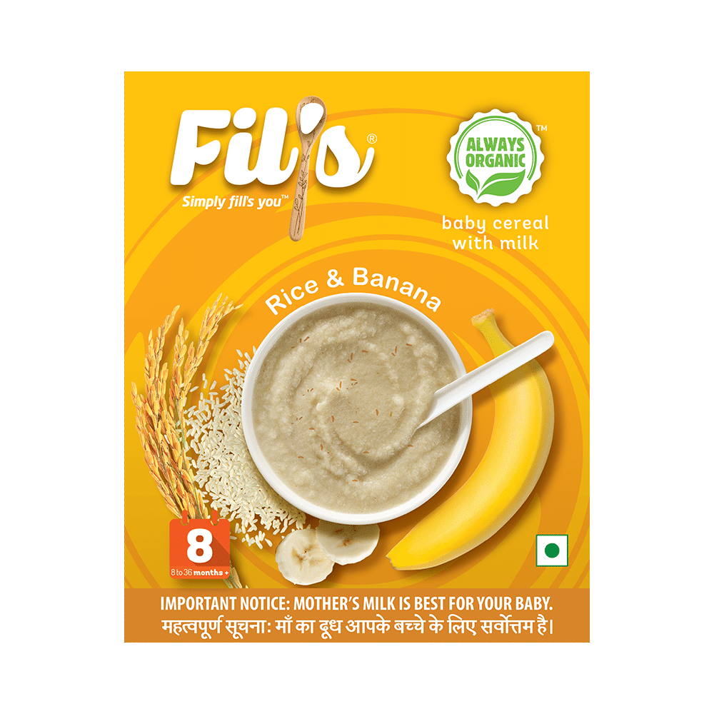 Fil's Baby Cereal with Milk (8 to 36 Months) Rice and Banana