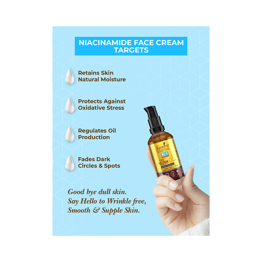 Spantra NIA 10 Niacinamide Oil Free Face Cream - Image 4