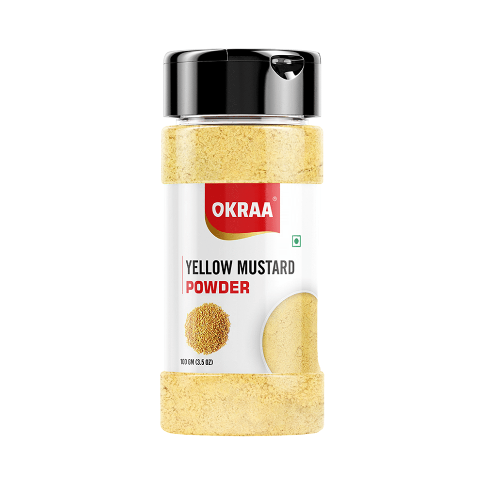 Okraa Yellow Mustard Powder - Image 1