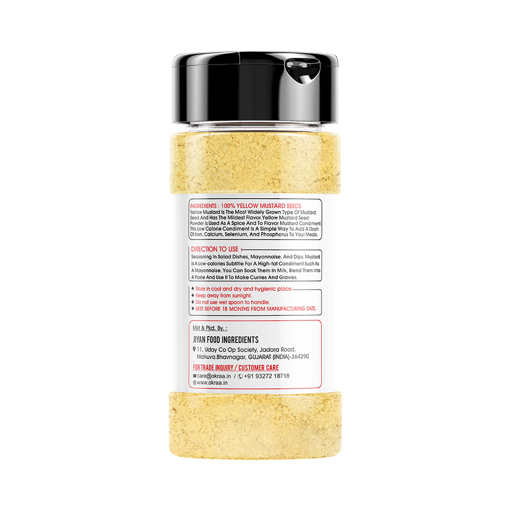 Okraa Yellow Mustard Powder - Image 3