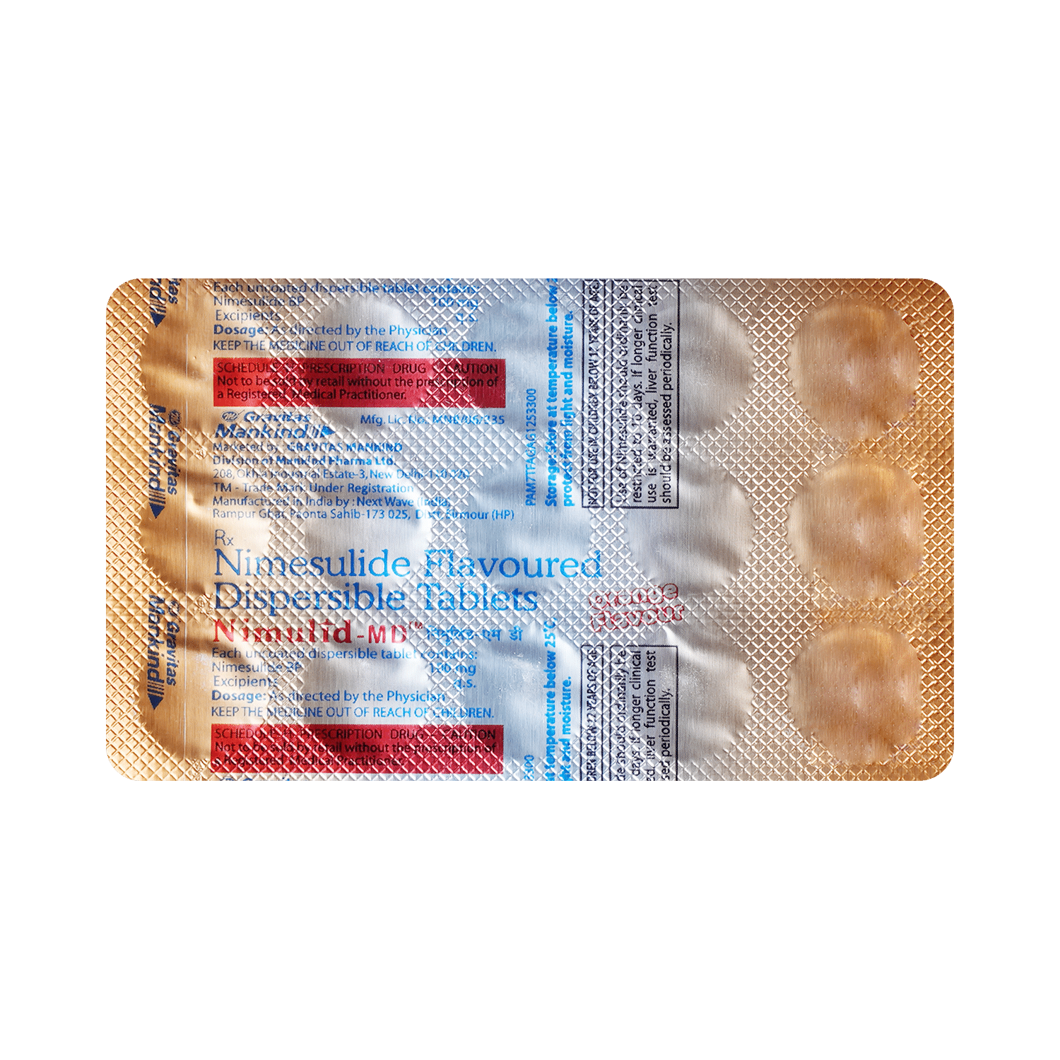 Nimulid-MD Tablet Orange - Image 5