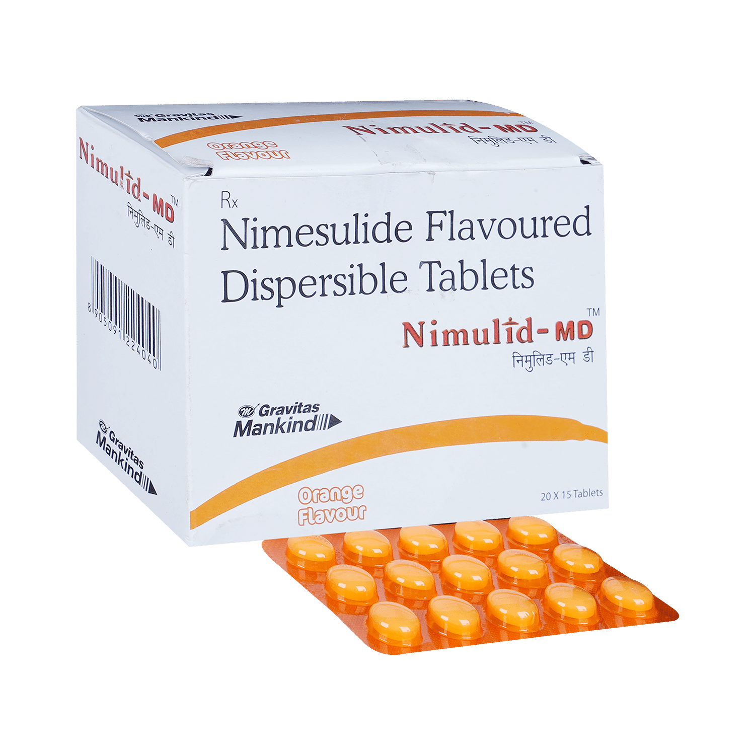 Nimulid-MD Tablet Orange