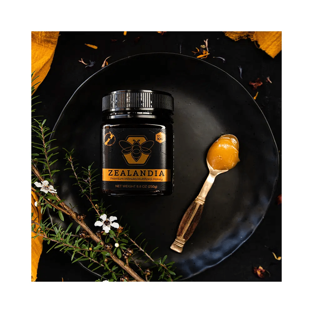 Zealandia Premium Manuka Multifloral Honey (250gm Each) MGO 100+ & MGO 250+ - Image 3