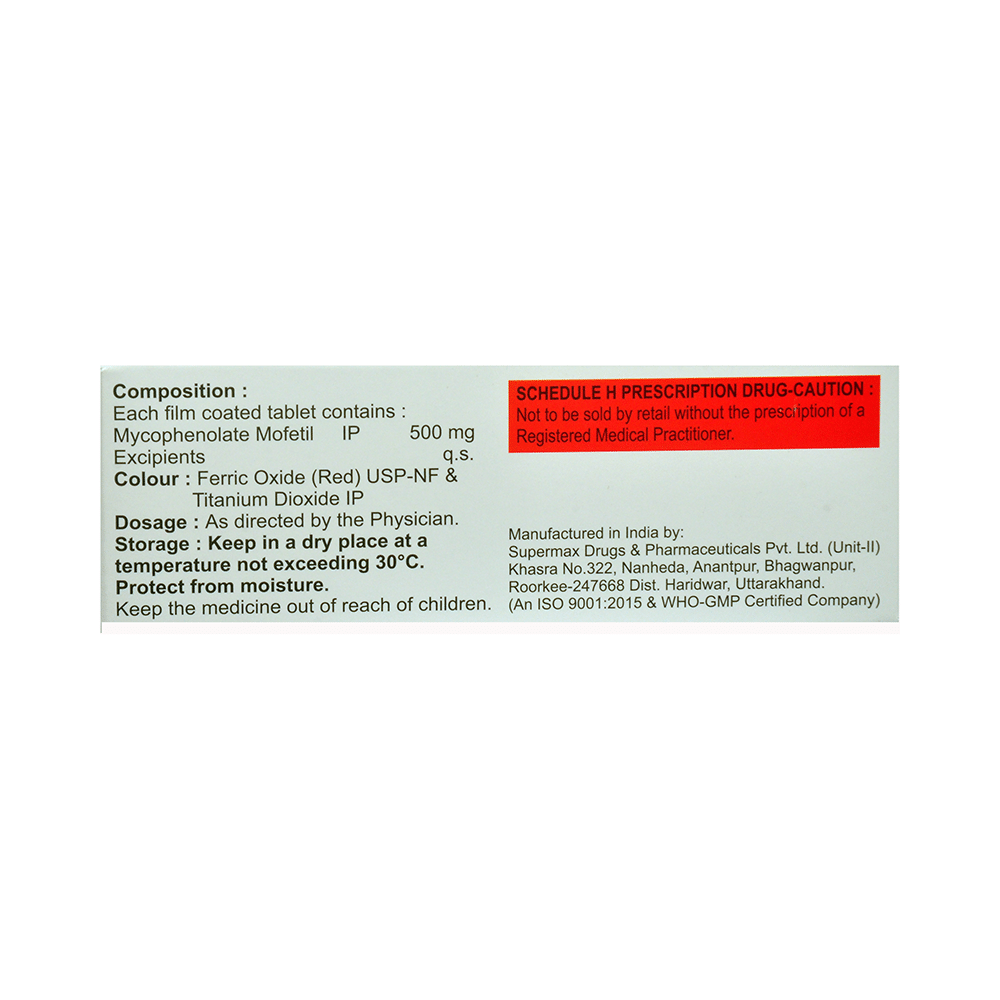 Mycoten-M 500mg Tablet - Image 2