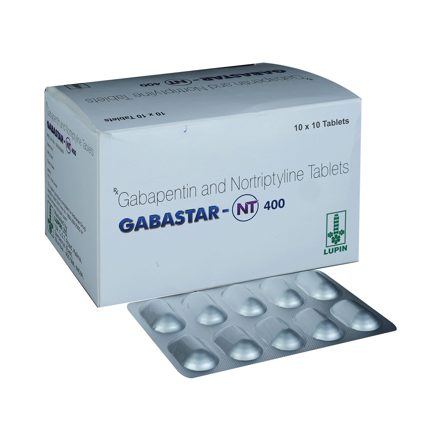Gabastar NT 400mg/10mg Tablet