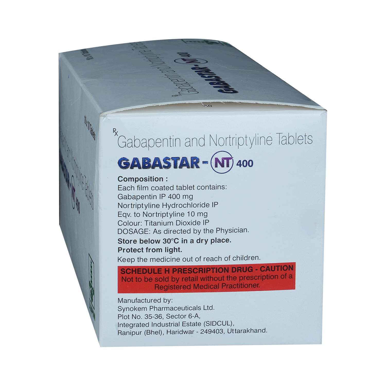 Gabastar NT 400mg/10mg Tablet - Image 3