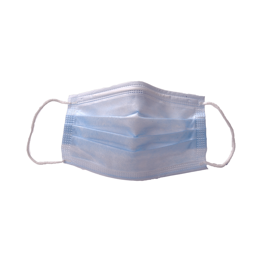 Advind Healthcare Non-Woven Disposable 3 Ply Surgical Mask with Melt Blown Fabric & Metal Nose Pin