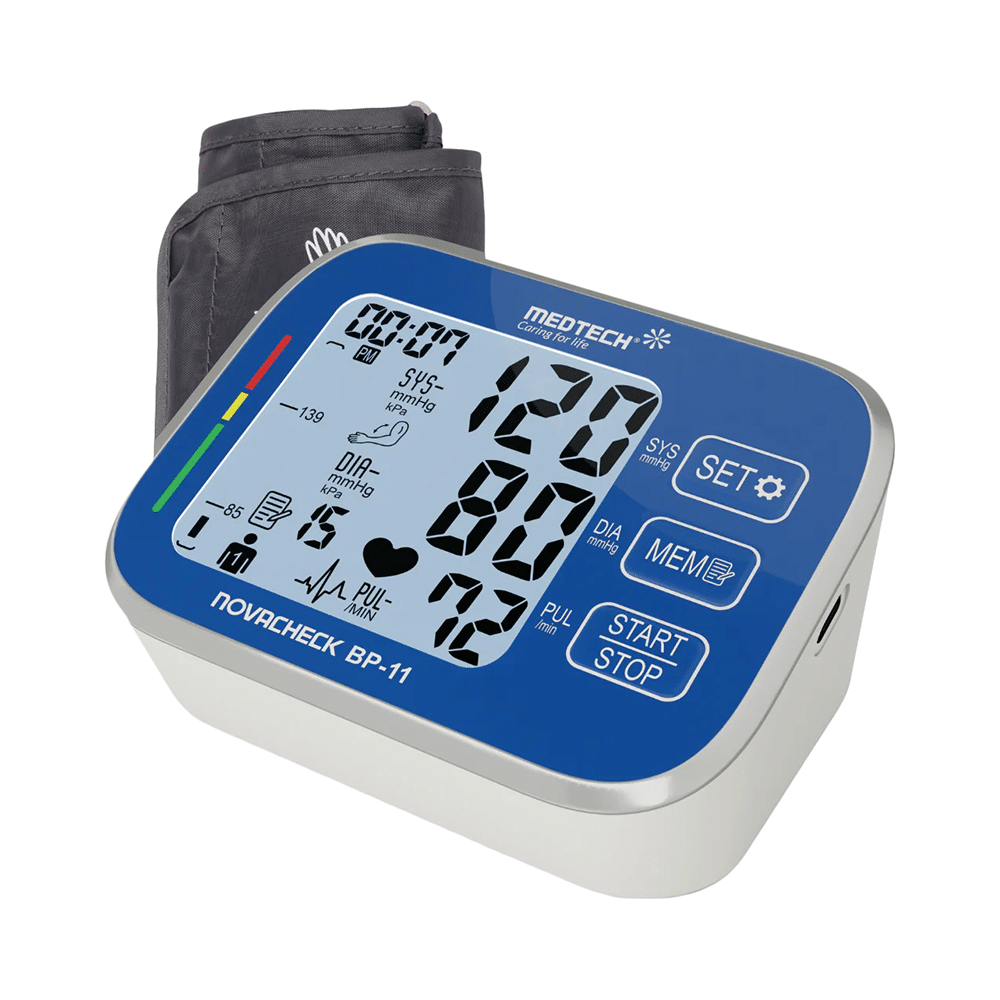 Medtech BP 11 Novacheck BP Monitor with Backlight - Image 1