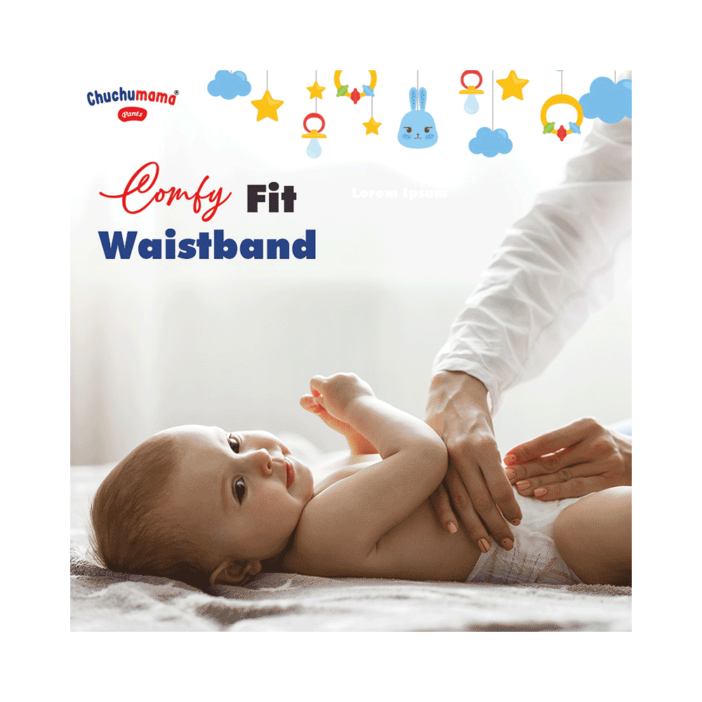 Chuchumama Taped Style Baby Diaper with Bubble Bed Technology for Comfort Small - Image 2