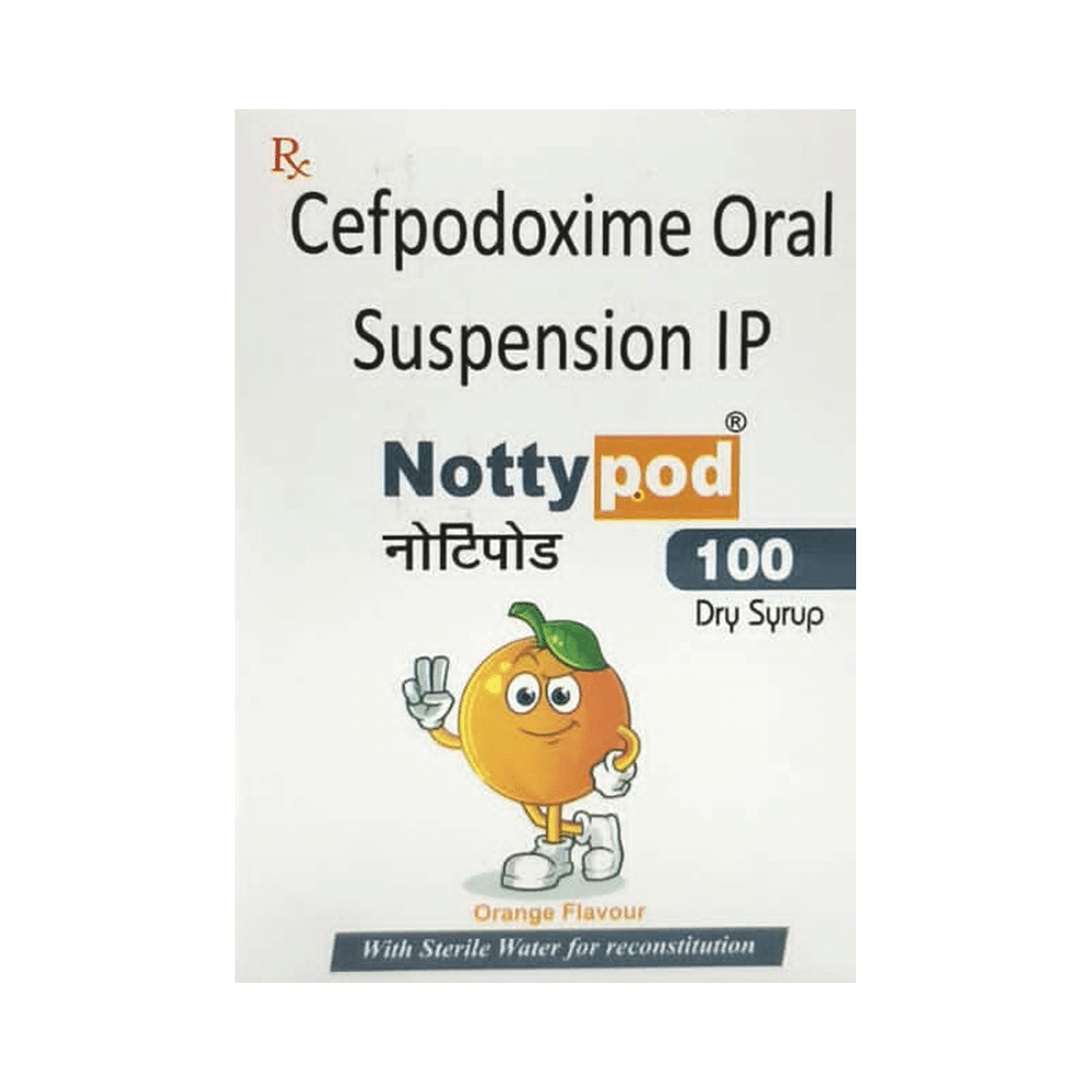 Nottypod 100 Dry Syrup Orange