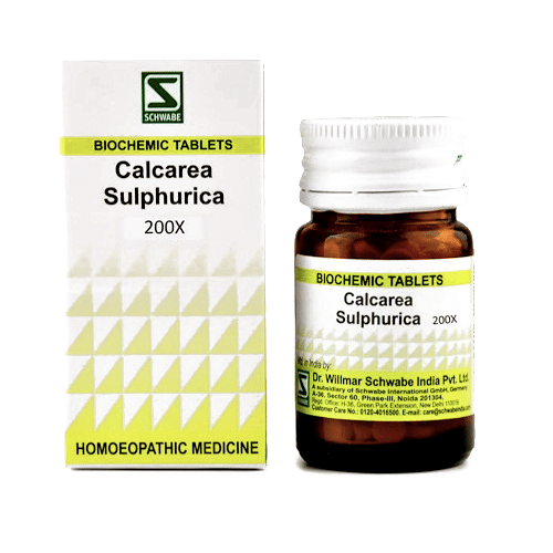 Dr Willmar Schwabe India Calcarea Sulphurica Biochemic Tablet 200X