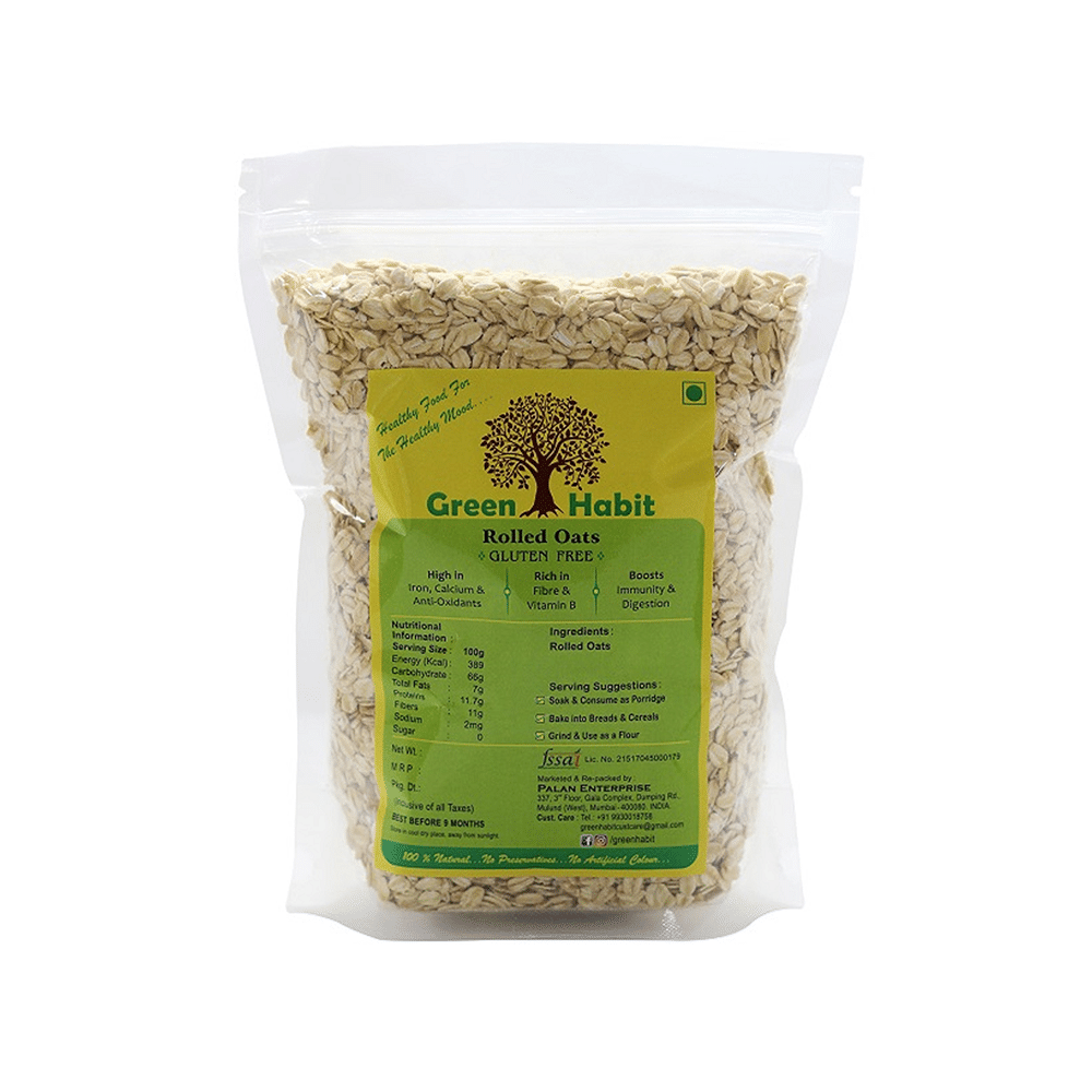 Green Habit Rolled Oats Gluten Free - Image 1