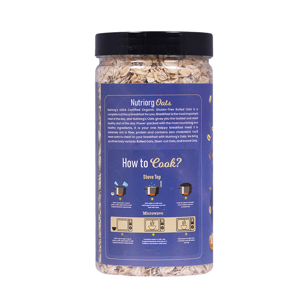 Nutriorg Certified Organic Rolled Oats - Image 3