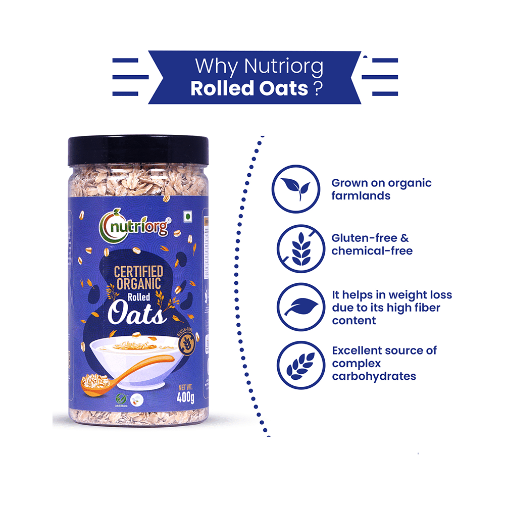 Nutriorg Certified Organic Rolled Oats - Image 4