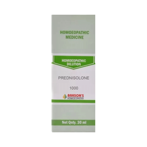 Bakson's Homeopathy Prednisolone Dilution 1000 CH - Image 1